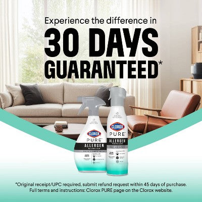 Clorox PURE Allergen Neutralizer Daily Air Spray Air Fresheners Clean Breeze - 8oz