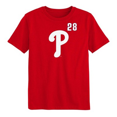 MLB Philadelphia Phillies Boys' T-Shirt - L: Team Logo, Crew Neck, Short Sleeve