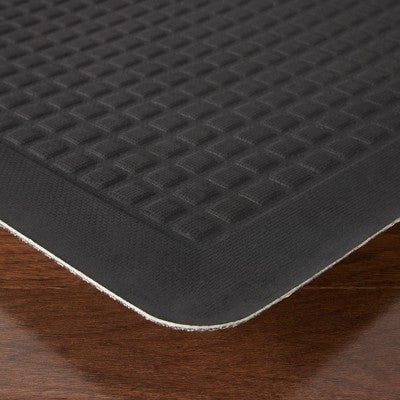 Martha Stewart Mira Modern Heathered Anti-Fatigue Air-Infused Kitchen Mat, Blue, 19.6"x32"