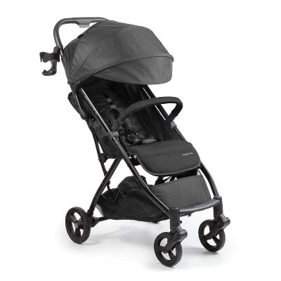 Ingenuity 3Dquickclose CS+ Compact Fold Stroller - Black: Metal Frame, 5-Point Harness, EVA Tires, Single Configuration (LOCAL PICKUP ONLY)