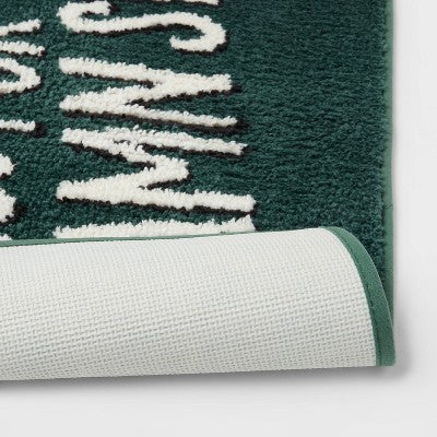 20"x30" Bath Rug Green - Room Essentials: Machine Washable, Latex Backed, Medium Pile, OEKO-TEX Certified