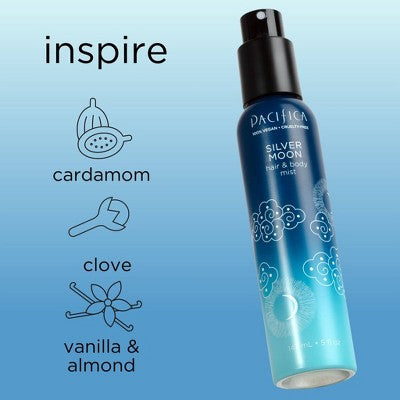Pacifica Hair and Body Mist - Silver Moon - 5 fl oz