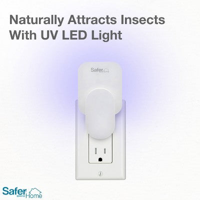 Safer Home Indoor Fly Trap Starter Kit (1 Plug-In Base + 2 Refills)