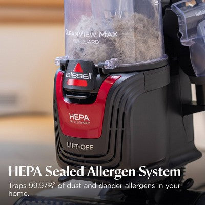 BISSELL CleanView Max FurGuard LiftOff Pet Hair Pick-Up Vacuum Cleaner 4243 25' 11.7" Black (LOCAL PICKUP ONLY)