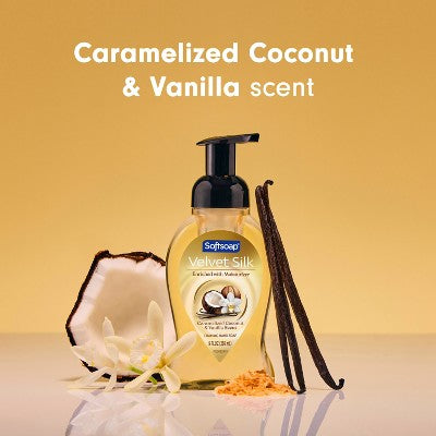Softsoap Velvet Silk Caramelized Coconut & Vanilla Foaming Hand Soap - 9 fl oz
