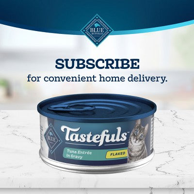 Blue Buffalo Tastefuls Natural Flaked Wet Cat Food with Tuna Entree in Gravy - 5.5oz