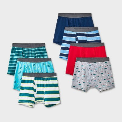 Boys' 7pk Boxer Briefs Golf / Tennis - Cat & Jack L