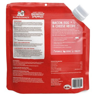 Stella & Chewy's Pork and Bacon Flavor Sprinkles Dry Dog Food - 7oz