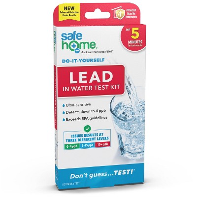 Safe Home Lead in Drinking Water DIY Test Kit: EPA Standards Household Water Test, No Warranty