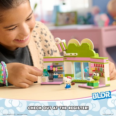 Hello Kitty and Friends Keroppi Mart Building Set with Hello Kitty and Keroppi Minifigures