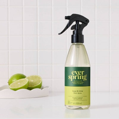 Room Spray Air Freshener Sage & Lime - 8 fl oz - Everspring