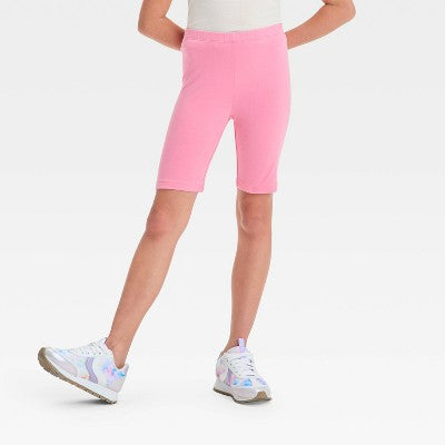 Girls' Bike Shorts - Cat & Jack Medium Pink L