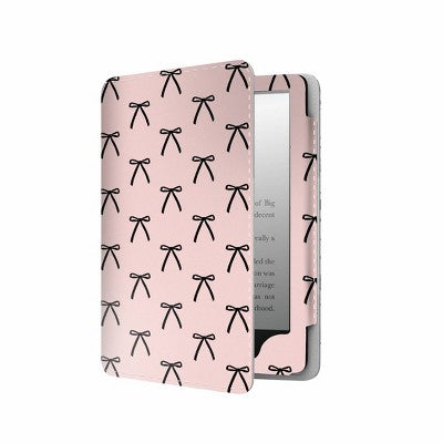 iJoy Hard Case with Kickstand for Kindle Paper White 12th Generation and Paper White Signature - Black Bows