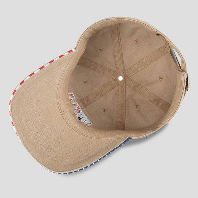 Wemco Men's USA Baseball Hat - Tan