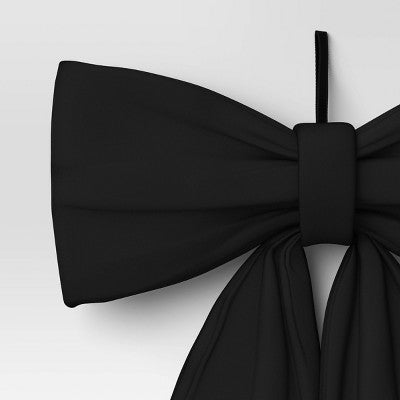 14" Large Bow Halloween Decorative Prop Black - Hyde and EEK! Boutique