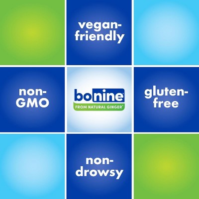 Bonine Ginger Root 40mg Motion Sickness Capsule Non-Drowsy, 60 Ct