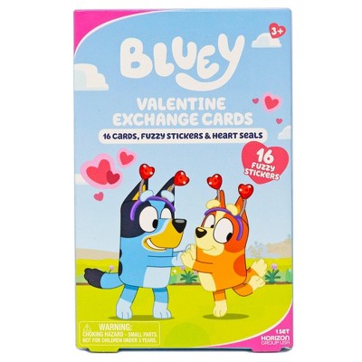 Bluey Valentine Exchange Cards