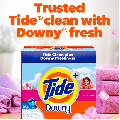 Tide with Downy Powder Laundry Detergent - 89 Loads