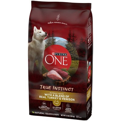 Purina ONE SmartBlend True Instinct Natural Real Turkey & Venison Flavor Dry Dog Food - 7.4lbs