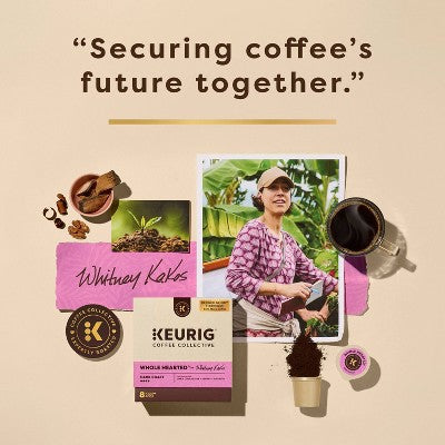 Keurig Coffee Collective Whole Hearted Dark Roast K-Cup Coffee Pods - 8ct
