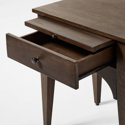 Palma Arched Square Side Table Dark Brown - Threshold designed with Studio McGee Fully Assembled (LOCAL PICKUP ONLY)
