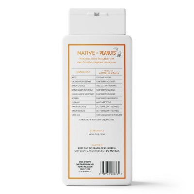 Native Peanuts Limited Edition Body Wash - Maple Latte - 18 fl oz