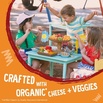 Earth's Best Organic Veggie Cheddar Puffs Baby & Toddler Snacks Sesame Street - 1.55oz