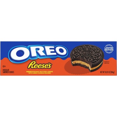 Oreo Reese's Peanut Buttery Creme Chocolate Sandwich Cookies - 10.81oz