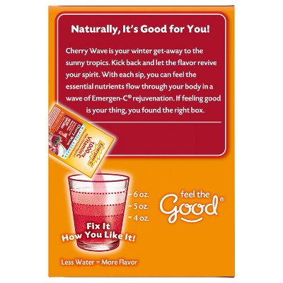 Emergen-C Winter Escapes Vitamin Powder - Cherry Wave - 30ct
