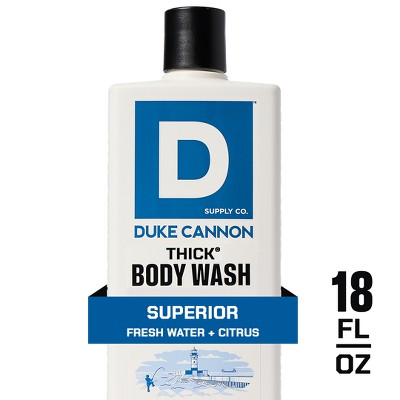 Duke Cannon Supply Co. THICK Men's Body Wash - Superior - 18 fl oz: Exfoliating, Citrus Scent, Whole Body Use