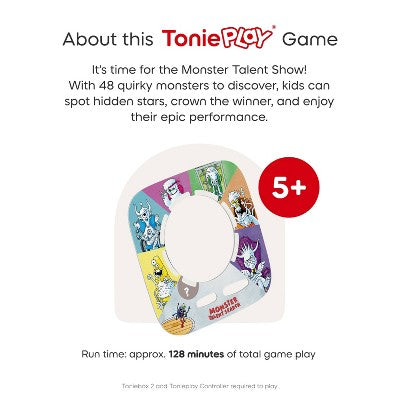 tonies Tonieplay: Monster Talent Search Game