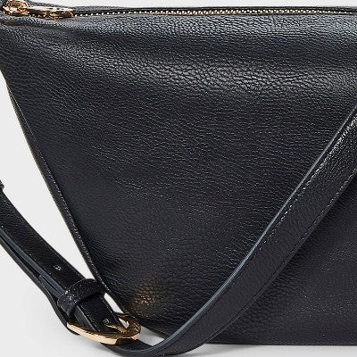 Essential Sling Crossbody Bag - Universal Thread Black: Shell, Removable Strap, 45.5" Max Length