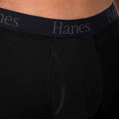 Hanes Men's 3pk Boxer Briefs - Black/Gray L