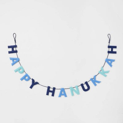 72" 'Happy Hanukkah' Word Garland - Spritz