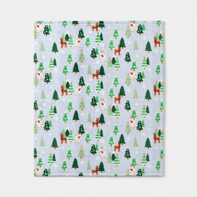 Winter Forest Deer Throw - Wondershop