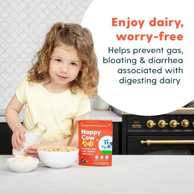 Happy Cow Kids' Fast Acting Lactase Dietary Supplement Sugar Shell - Chocolate - 35ct