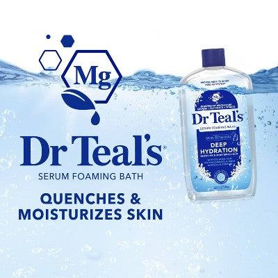 Dr Teal's Skin Renewal Deep Hydration Serum Foaming Bath - 24 fl oz