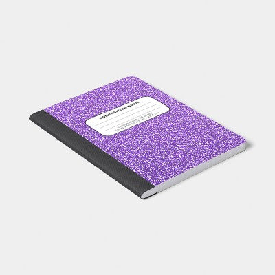 Dealworthy 7.5"x9.75" Composition Book College Rule - Purple - Dealworthy