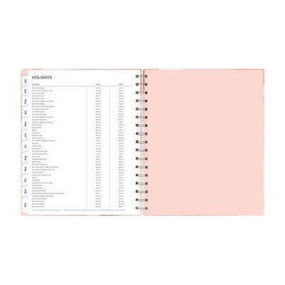 BlueSky 2025 Weekly/Monthly Planner 9.25"x7.87" Wirebound Saphne
