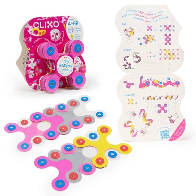 Clixo Tiny & Mighty Magnetic Building Set - Sparkle