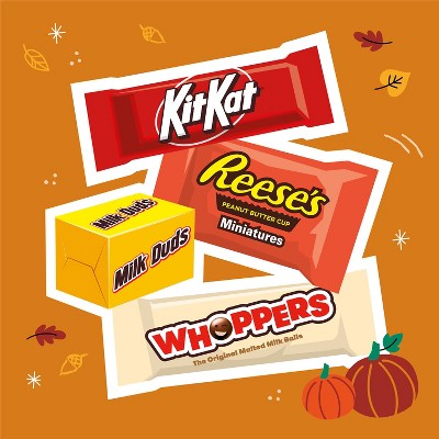 HERSHEY'S Assorted Halloween Candy Miniatures - 16.38oz/55pc 04/2026