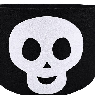 Felt Basket Skull - Bullseye's Playground