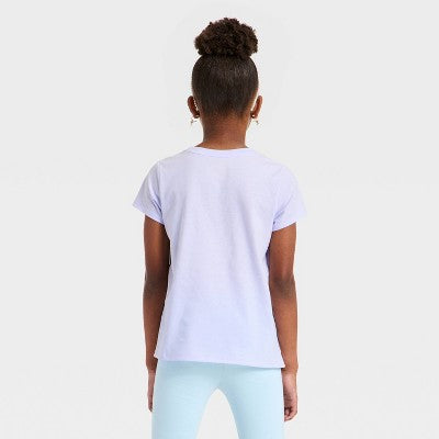 Girls' Short Sleeve 'Go Team' Graphic T-Shirt - XXL Plus