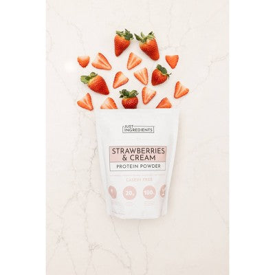 Just Ingredients Strawberries and Cream Protein Mix - 1.49lb - 15 servings