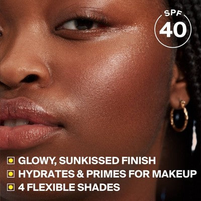 Supergoop! Glowscreen Dawn Hydrating Glowy Tinted Primer Sunscreen with Hyaluronic Acid + Niacinamide - SPF 40 - 1.7 fl oz