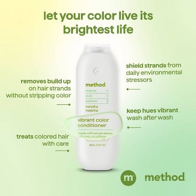 Method Mindful Matcha Color Protecting Conditioner Sulfate & Silicone Free - 13.5 fl oz