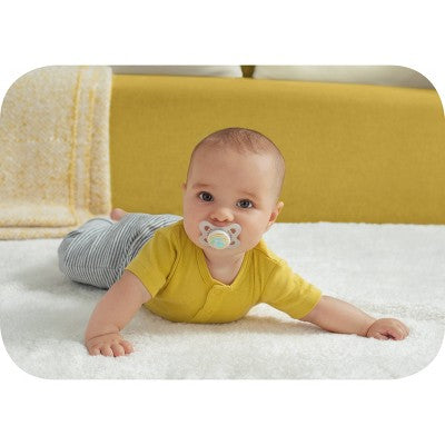 MAM Clear Triple Pack Pacifier 0-6m - 3pk - Girl