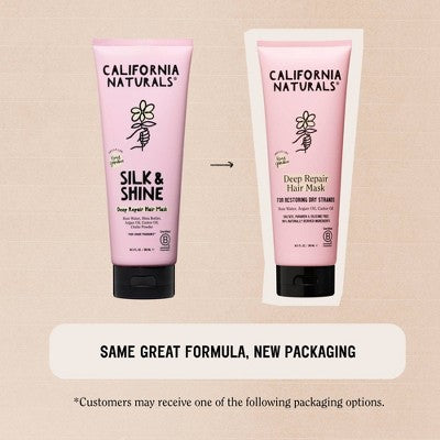 California Naturals Deep Repair Hair Mask - 10.5oz: Moisturizing, Sulfate-Free, Vegan, All Hair Types