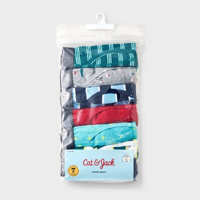 Boys' 7pk Boxer Briefs Golf / Tennis - Cat & Jack L