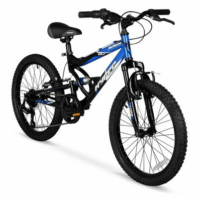Hyper 20" Full Suspension Bear Mountain Bike - Black/Blue (LOCAL PICKUP ONLY)